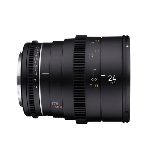 Samyang 24mm T1.5 MK2 Canon RF Full Frame VDSLR/Cine Lens