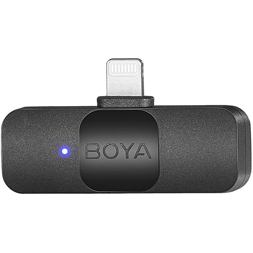 BOYA BY-V2 2.4GHz Dual-Channel Wireless Microphone System for iOS Devices