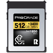 ProGrade Digital Gold 512GB CFexpress 4.0 Type B 3400MB/s Memory Card