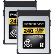 ProGrade Digital Gold 240GB CFexpress 4.0 Type B 3400MB/s Memory Card - Twin Pack