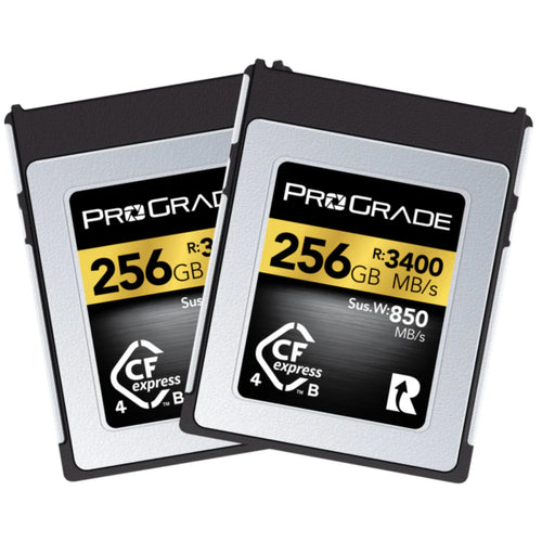 ProGrade Digital 256GB CFexpress Type B 4.0 Memory Card (Gold, 2-pack)