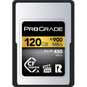 ProGrade Digital Gold 120GB CFexpress 2.0 Type A 900MB/s Memory Card