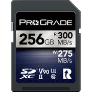 ProGrade Digital Iridium 256GB SDXC UHS-II 300MB/s Memory Card - V90
