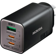 Microdia SmartCube Nano 65W Tri Port GaN Wall Charger