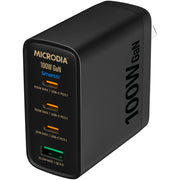 Microdia SmartCube Nano 100W 4 Port GaN Wall Charger