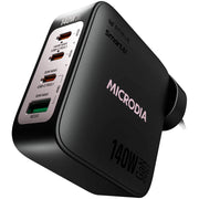 Microdia SmartCube Nano 140W 4 Port GaN Wall Charger