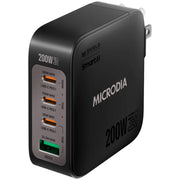 Microdia SmartCube Nano 200W 4 Port GaN Wall Charger