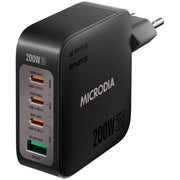 Microdia SmartCube Nano 200W 4 Port GaN Wall Charger