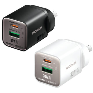 Microdia SmartCube Nano 30W Dual Port GaN Wall Charger