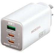 Microdia SmartCube Nano 65W Tri Port GaN Wall Charger