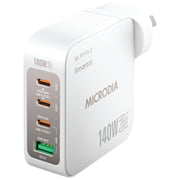 Microdia SmartCube Nano 140W 4 Port GaN Wall Charger