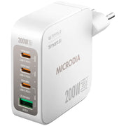 Microdia SmartCube Nano 200W 4 Port GaN Wall Charger