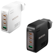 Microdia SmartCube Nano 200W 4 Port GaN Wall Charger