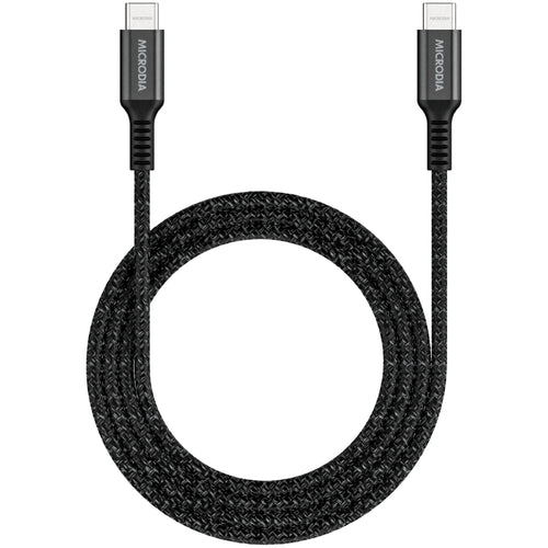 Microdia ExeCable Tweed PD100W 2.6m USB-C to USB-C Cable