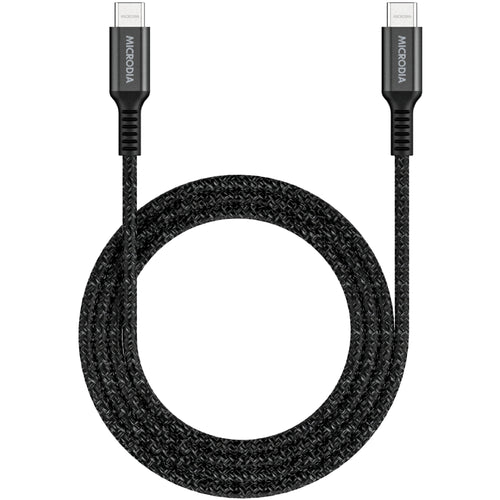 Microdia ExeCable Tweed PD240W 1.8m USB-C to USB-C Cable