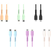 Microdia Fruitywire Liquid Silicon PD60W 1.3m USB-C to Lightning Cable