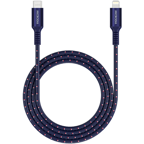Microdia ExeCable Tweed PD60W 1.3m USB-C to Lightning Cable