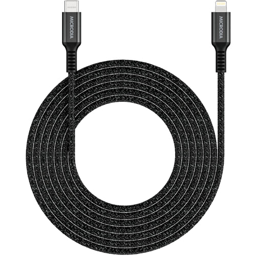 Microdia ExeCable Tweed PD60W 2.6m USB-C to Lightning Cable