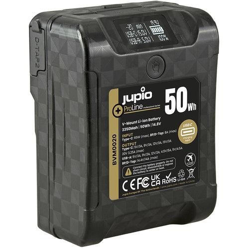 Jupio ProLine Extreme 50Wh Battery with USB-C PD Port (V-Mount)