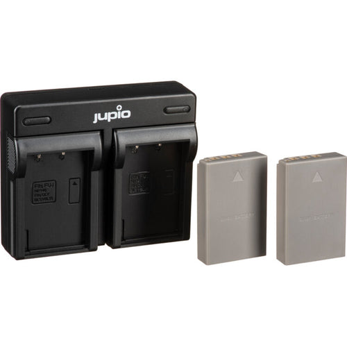 Jupio Olympus Value Pack: 2 x PS-BLS5/PS-BLS50 Batteries & Dual Charger