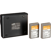 Jupio Olympus Value Pack: 2 x PS-BLS5/PS-BLS50 Batteries & Dual Charger