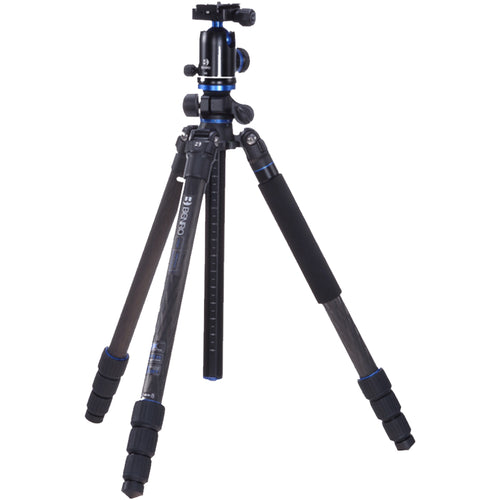 Benro GoPlus Travel Series 2 Carbon Fibre 3 Section Monopod Twist Lock V2 Ball Head 16 kg PL