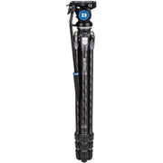 Benro Tortoise 24CLV, Carbon Fibre, Twist Lock, S6PRO Head, QR6PRO Plate, Video Tripod Kit