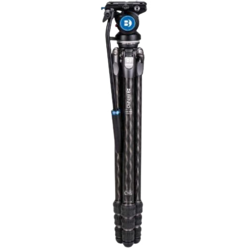 Benro Tortoise 24CLV, Carbon Fibre, Twist Lock, S6PRO Head, QR6PRO Plate, Video Tripod Kit