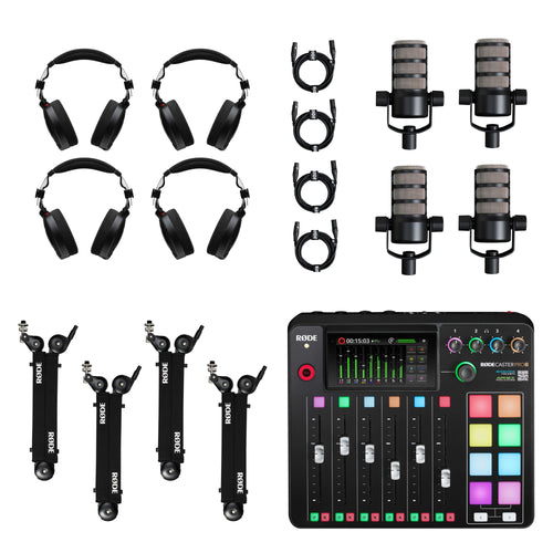 Rode Podcasting Bundle (Four-Person)
