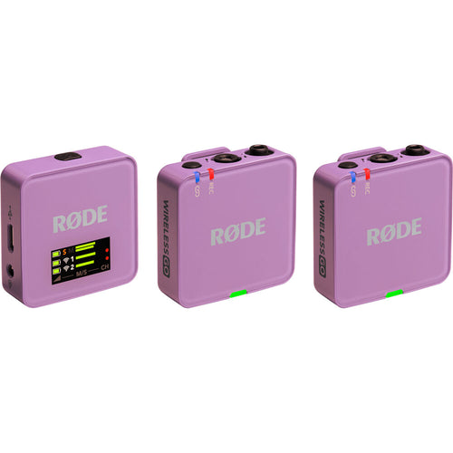 Rode Wireless GO (Gen 3) 2-Person Compact Digital Wireless Microphone System/Recorder (2.4 GHz)