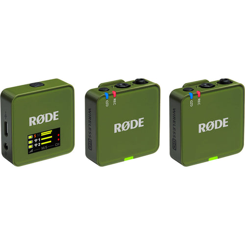 Rode Wireless GO (Gen 3) 2-Person Compact Digital Wireless Microphone System/Recorder (2.4 GHz)