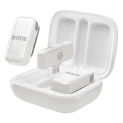 Rode Wireless Micro 2-Person Ultracompact Wireless Microphone System with USB-C Connector (2.4 GHz, White)