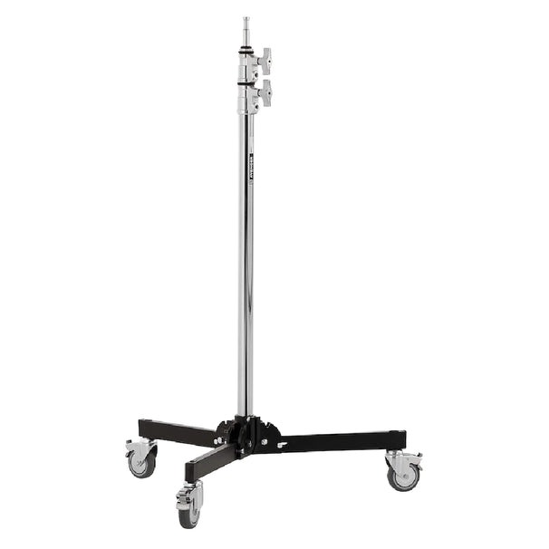 Avenger Roller Stand 17 with Folding Base (Chrome-Plated, 8')
