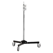 Avenger Roller Stand 17 with Folding Base (Chrome-Plated, 8')
