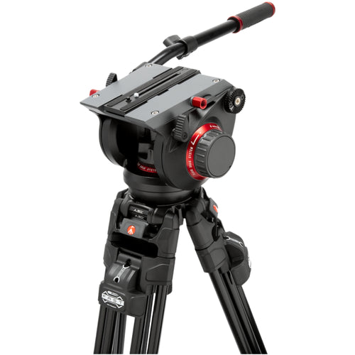 Manfrotto Kit Video Alu Fast Twin + 509 2n1 spreader incl carrying bag