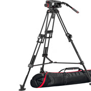 Manfrotto Kit Video Alu Fast Twin + 509 2n1 spreader incl carrying bag