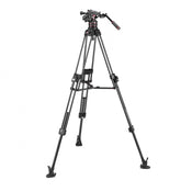 Manfrotto Kit Vid CF Single Fast and 612 4-12kg counterbalance incl 75mm Ball and Bag