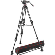 Manfrotto Kit Vid Alu Fast Twin and 612 4-12kg counterbalance incl 100mm Ball and Bag