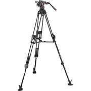 Manfrotto Kit Vid Alu Fast Twin and 612 4-12kg counterbalance incl 100mm Ball and Bag