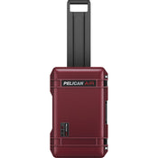 Pelican 1535TRVL Wheeled Carry-On Air Case with Lid Organizer and Packing Cubes (Oxblood)
