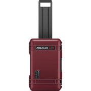 Pelican 1535TRVL Wheeled Carry-On Air Case with Lid Organizer and Packing Cubes (Oxblood)