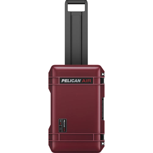 Pelican 1535TRVL Wheeled Carry-On Air Case with Lid Organizer and Packing Cubes (Oxblood)