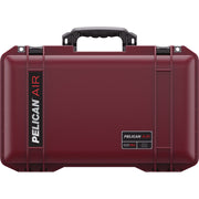 Pelican 1535TRVL Wheeled Carry-On Air Case with Lid Organizer and Packing Cubes (Oxblood)