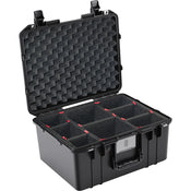 Pelican 1557AirTP Hard Carry Case with TrekPak Divider Insert (Black)