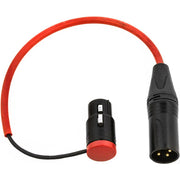 Rycote 3-Pin XLR Male to Right-Angle XLR Female Cable for Cyclone 10.2