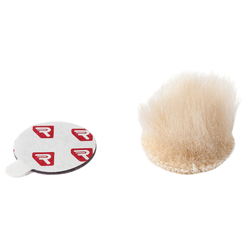 Rycote Overcovers Fur Disc Wind Covers for Lavalier Mics (25 Stickies)