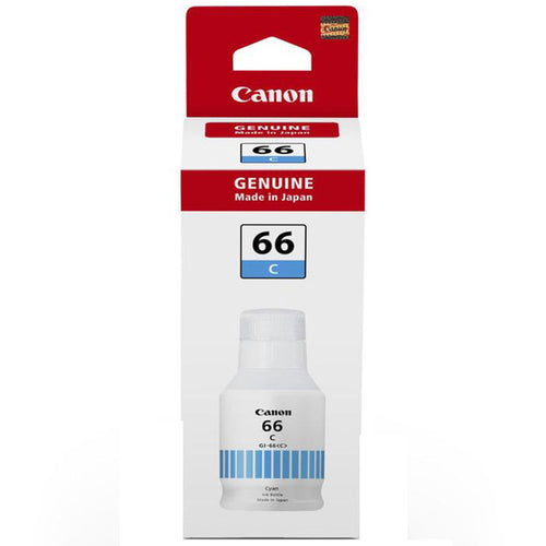 Canon GI66C Megatank Ink Bottle Cyan - 6000 Pages