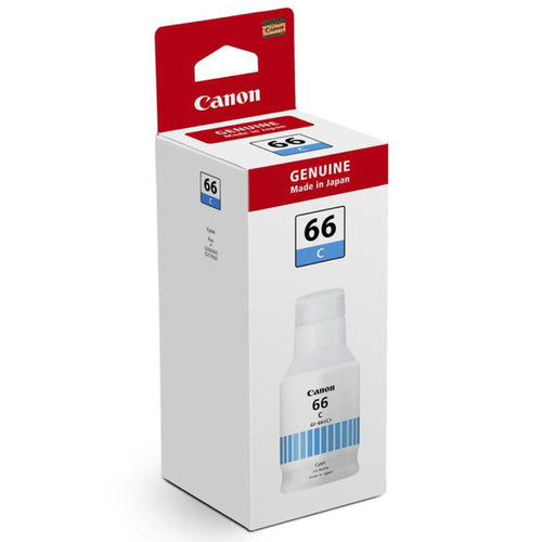 Canon GI66C Megatank Ink Bottle Cyan - 6000 Pages