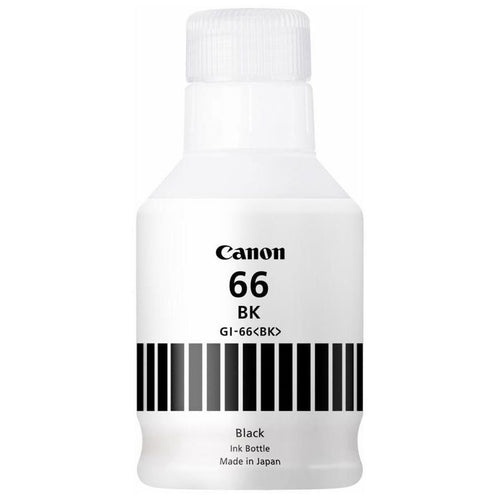 Canon GI66BK Megatank Ink Bottle Black - 6000 Pages