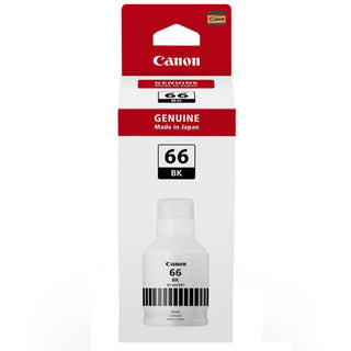 Canon GI66BK Megatank Ink Bottle Black - 6000 Pages